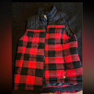 Ruff Hewn Buffalo plaid vest